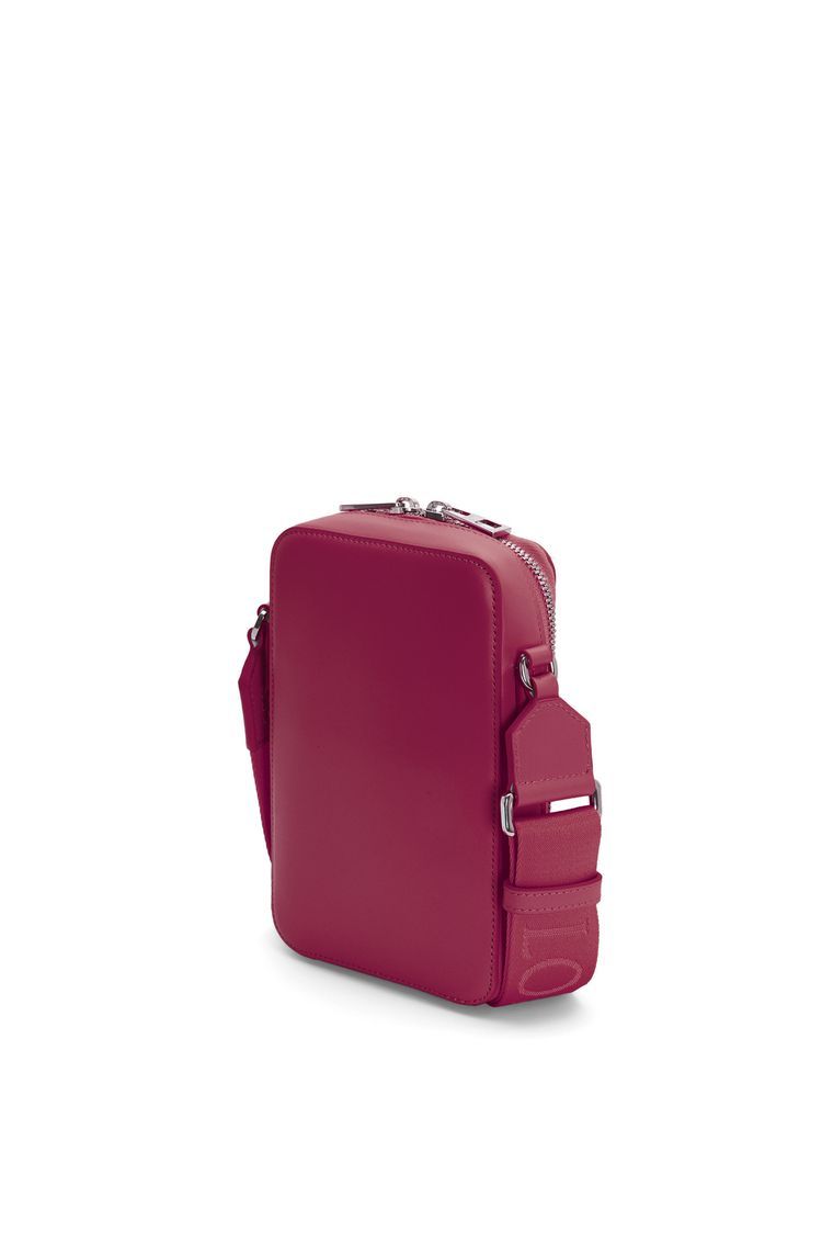 Vertical Crossbody Pocket in satin calfskin