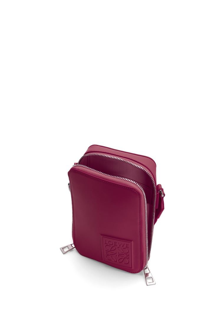 Vertical Crossbody Pocket in satin calfskin