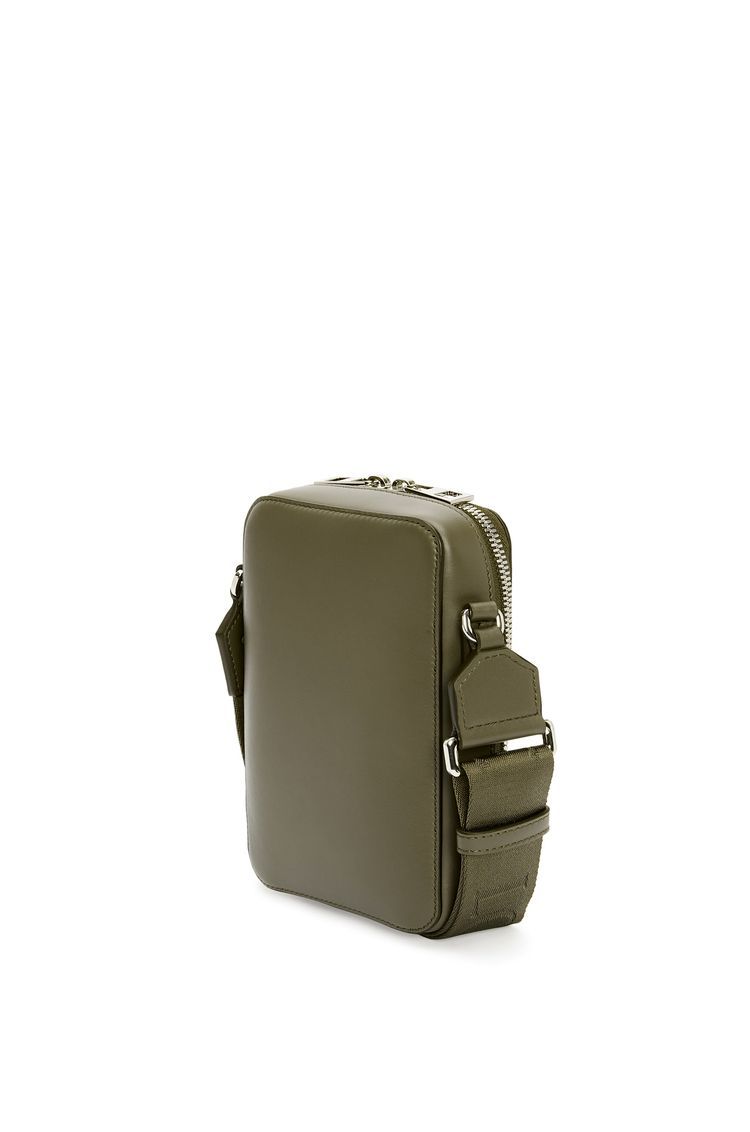 Vertical Crossbody Pocket in satin calfskin