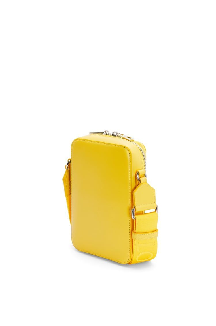 Vertical Crossbody Pocket in satin calfskin