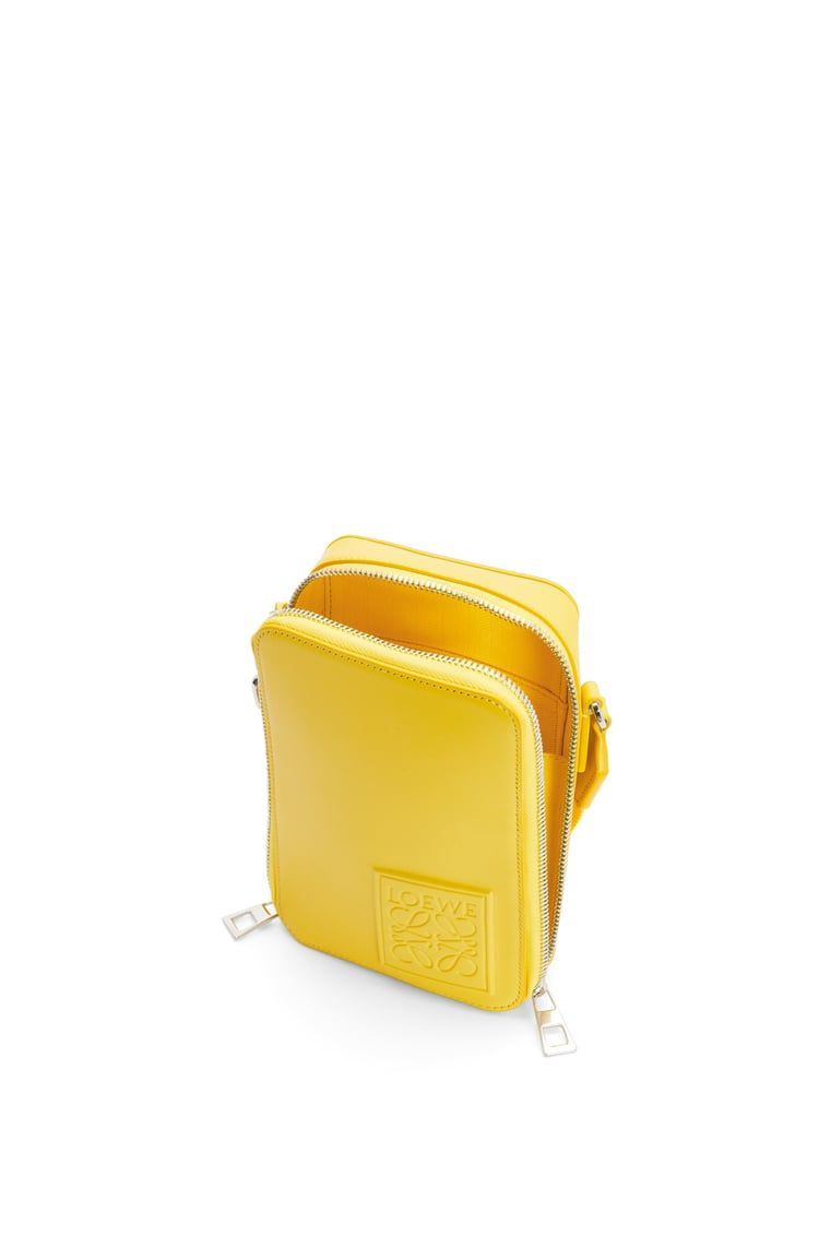 Vertical Crossbody Pocket in satin calfskin