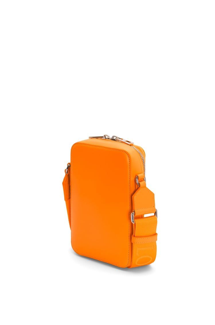 Vertical Crossbody Pocket in satin calfskin