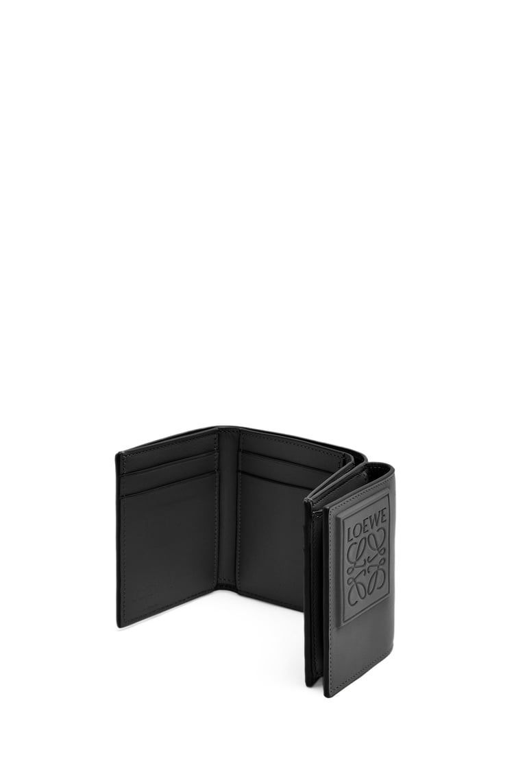 Trifold wallet in satin calfskin