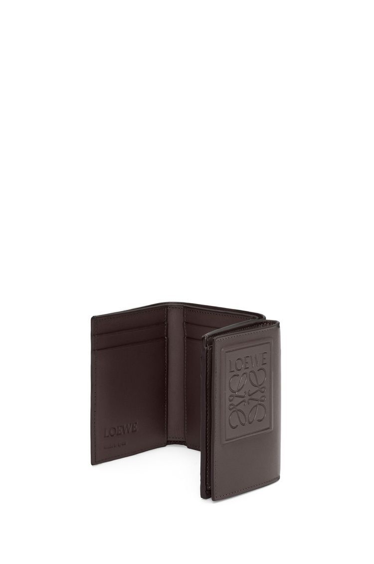 Trifold wallet in satin calfskin