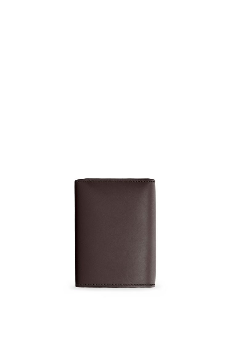 Trifold wallet in satin calfskin