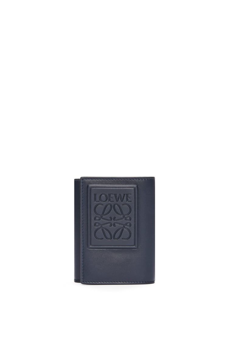 Trifold wallet in satin calfskin