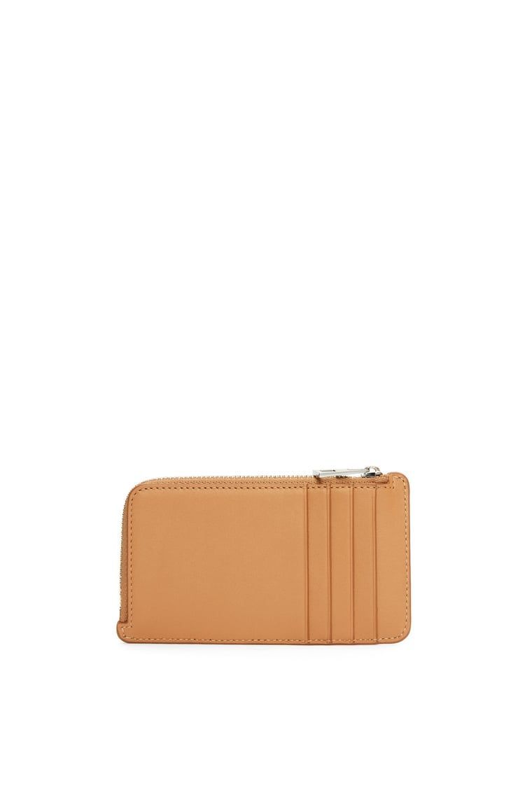 Coin cardholder in satin calfskin
