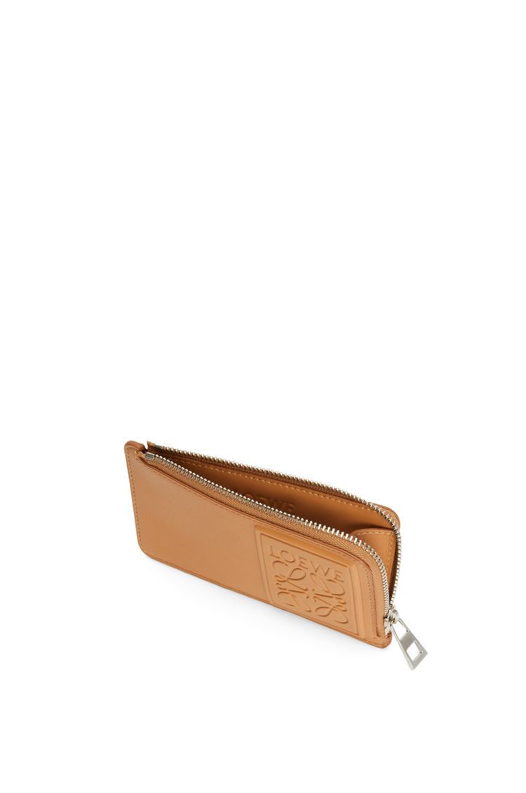 Coin cardholder in satin calfskin