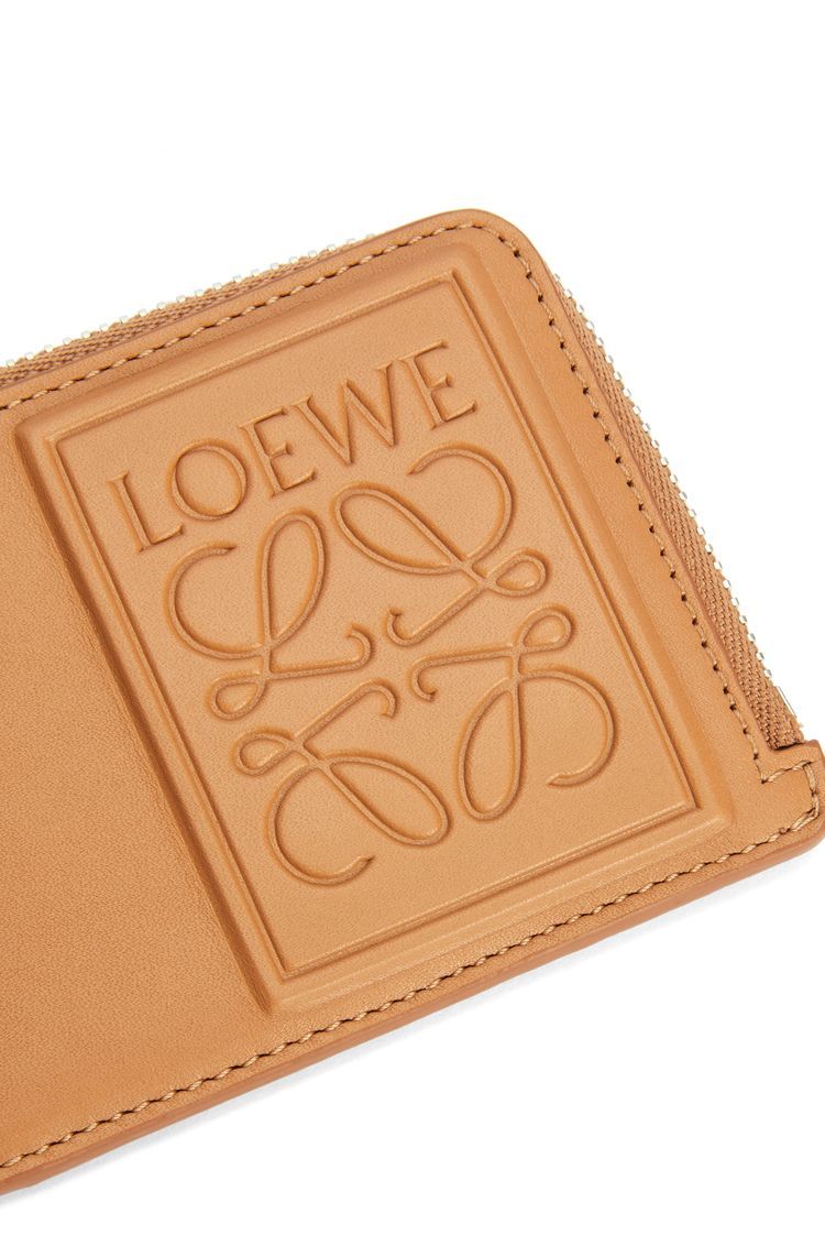 Coin cardholder in satin calfskin
