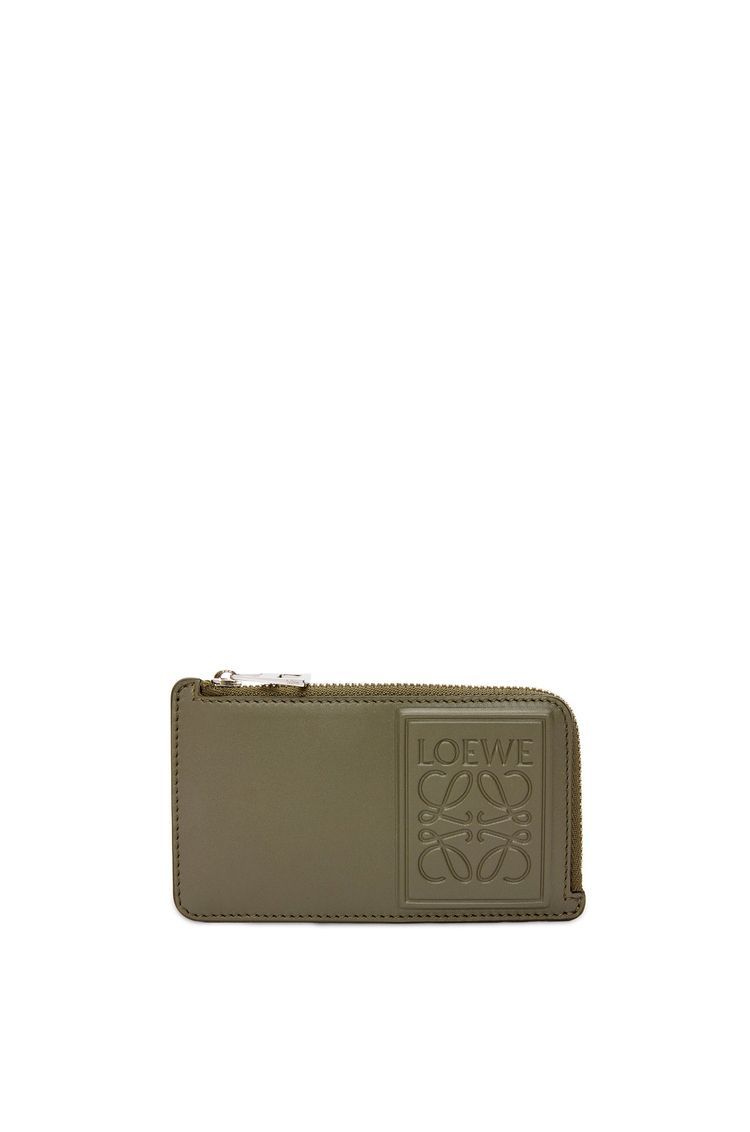 Coin cardholder in satin calfskin