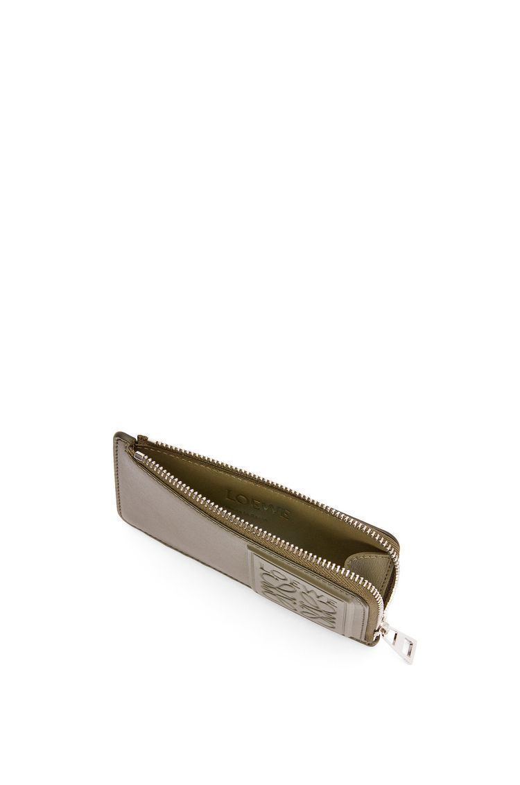 Coin cardholder in satin calfskin