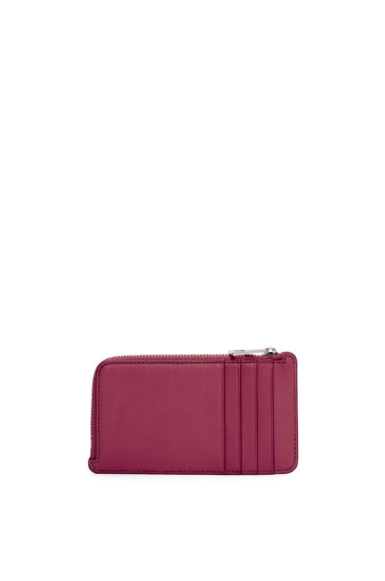 Coin cardholder in satin calfskin