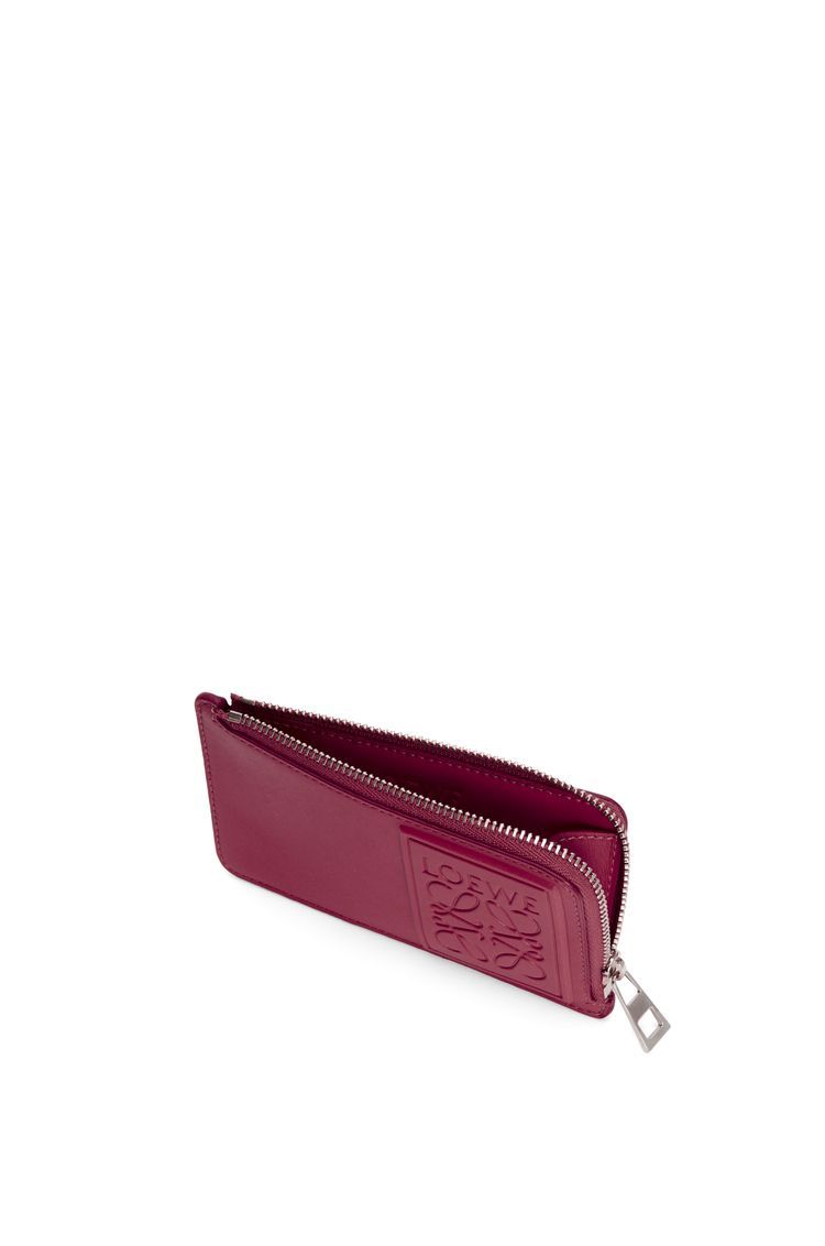 Coin cardholder in satin calfskin