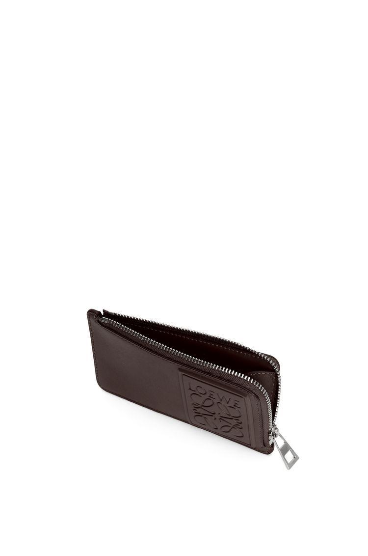 Coin cardholder in satin calfskin
