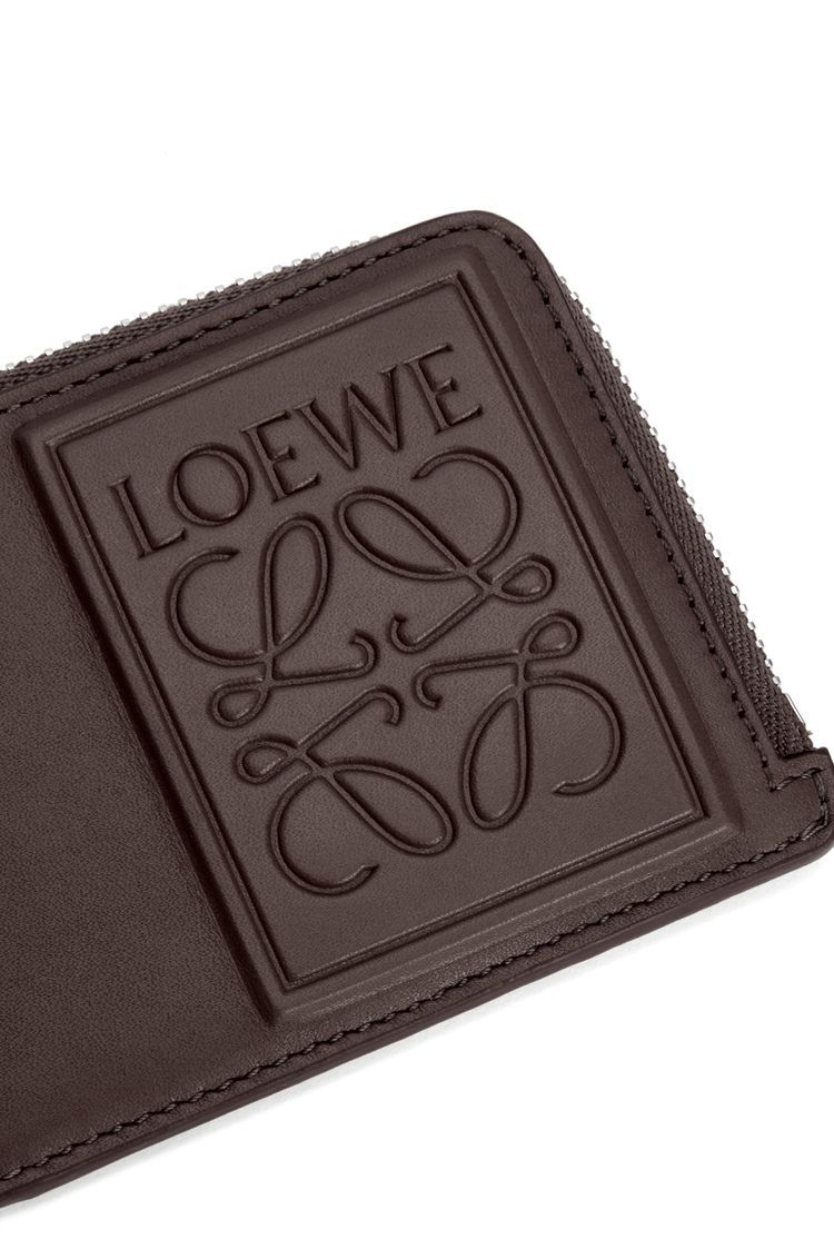 Coin cardholder in satin calfskin