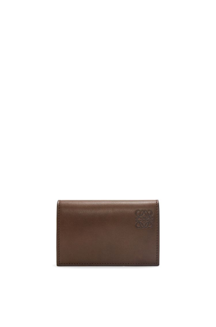 Business cardholder in vegetable-tanned calfskin