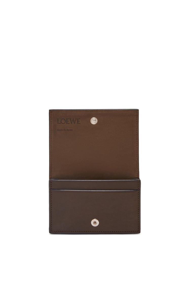 Business cardholder in vegetable-tanned calfskin