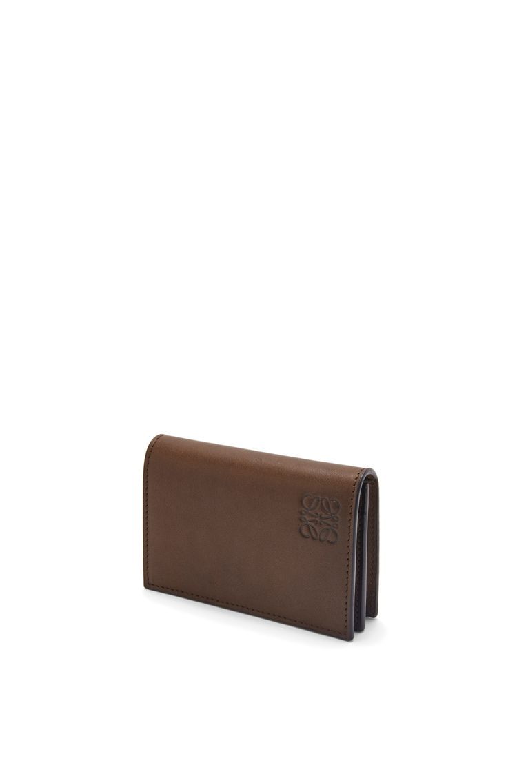 Business cardholder in vegetable-tanned calfskin