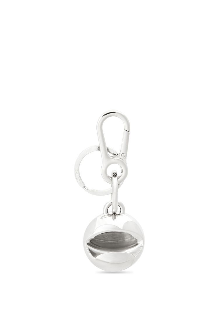 Pebble keyring bottle opener in brass