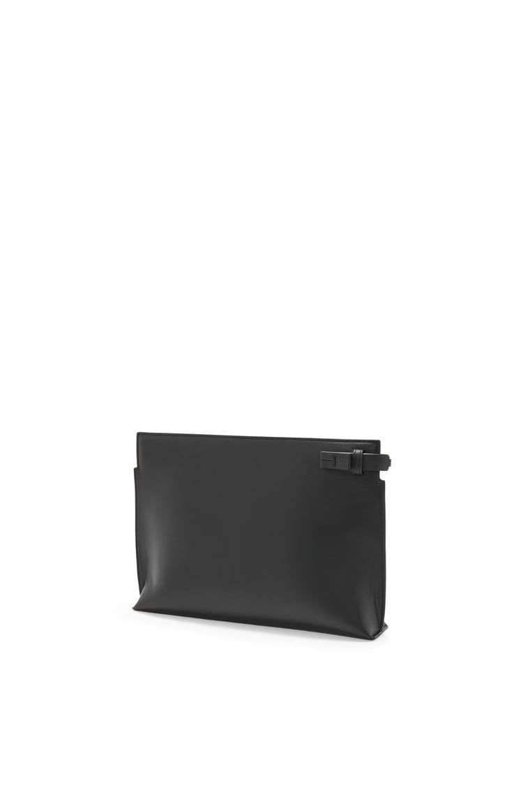 T Pouch in satin calfskin