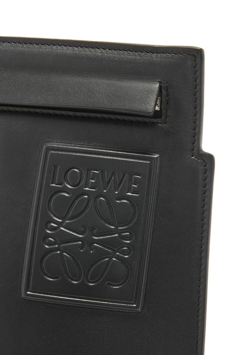 T Pouch in satin calfskin