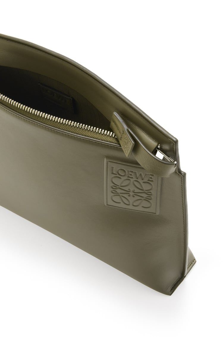 T Pouch in satin calfskin