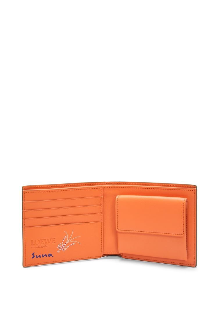 Eels bifold coin wallet in satin calfskin