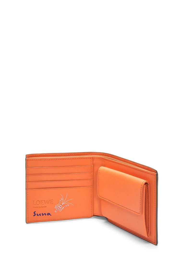 Eels bifold coin wallet in satin calfskin
