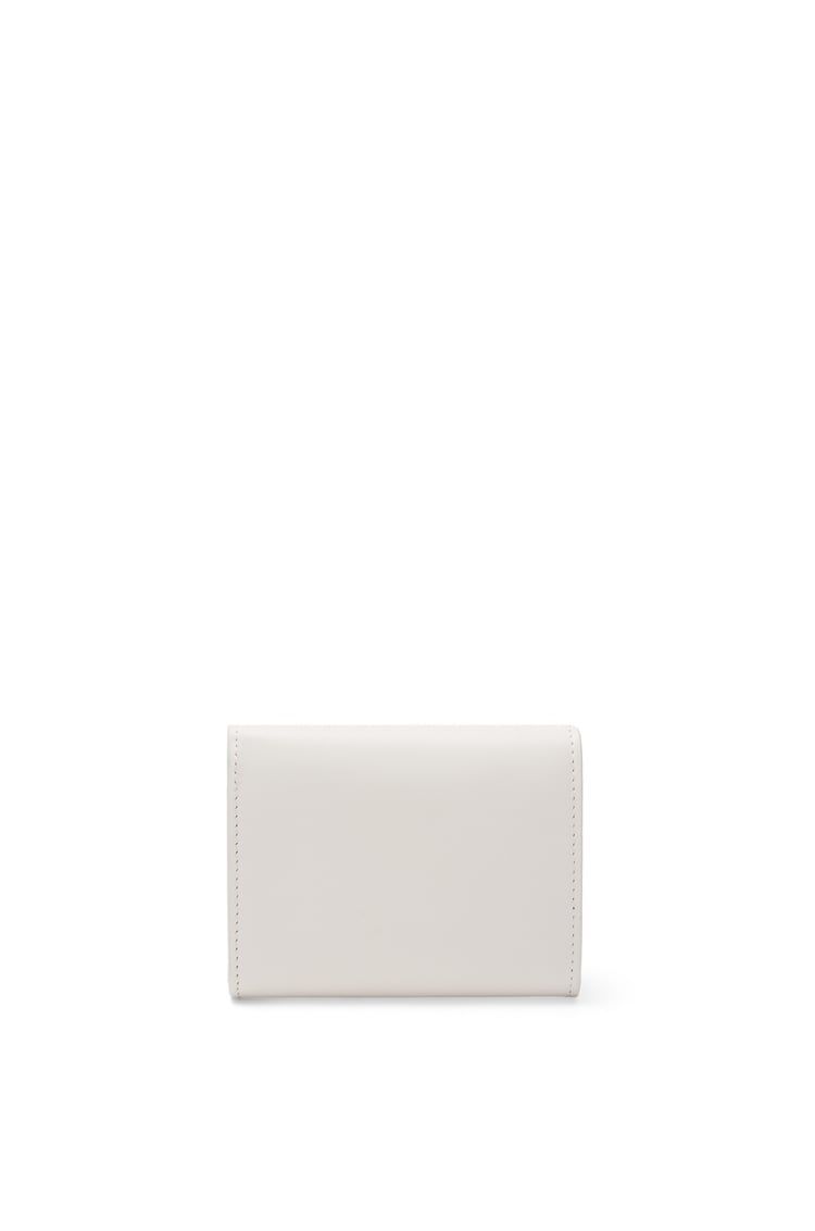 Elephant trifold wallet in satin calfskin