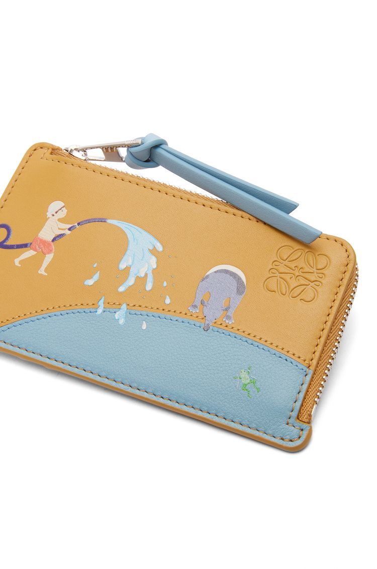 Tapir coin cardholder in satin calfskin