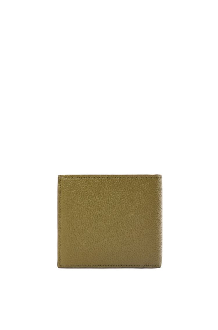 Bifold wallet in soft grained calfskin