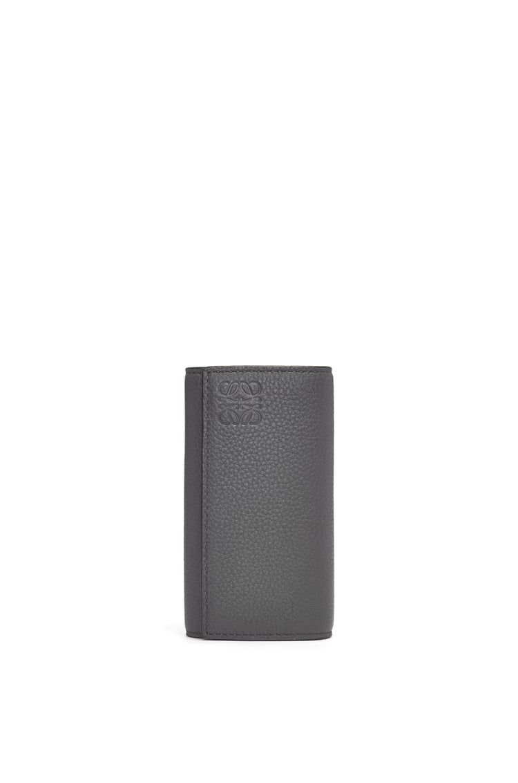 Key case in soft grained calfskin