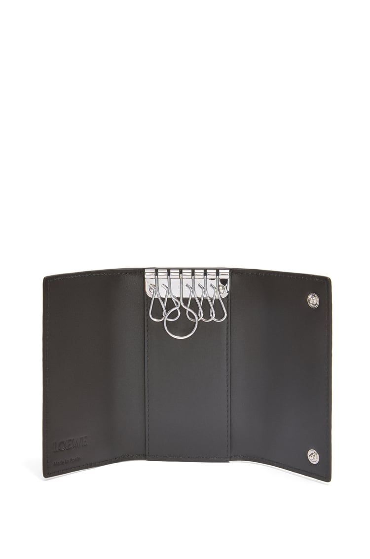 Key case in soft grained calfskin