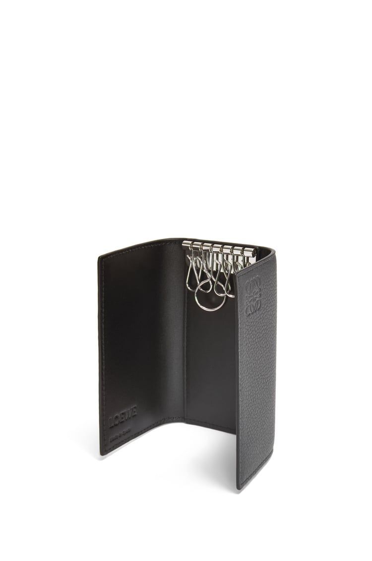 Key case in soft grained calfskin