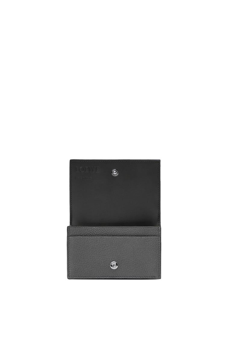 Business cardholder in soft grained calfskin