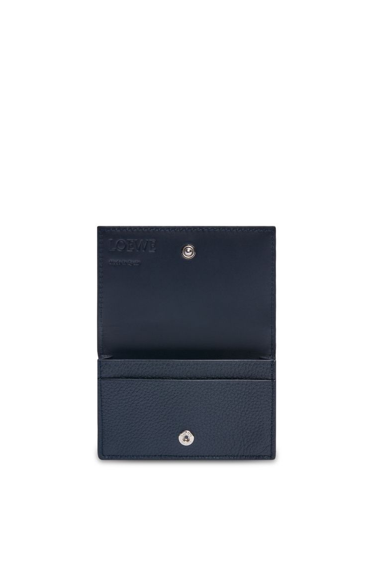 Business cardholder in soft grained calfskin