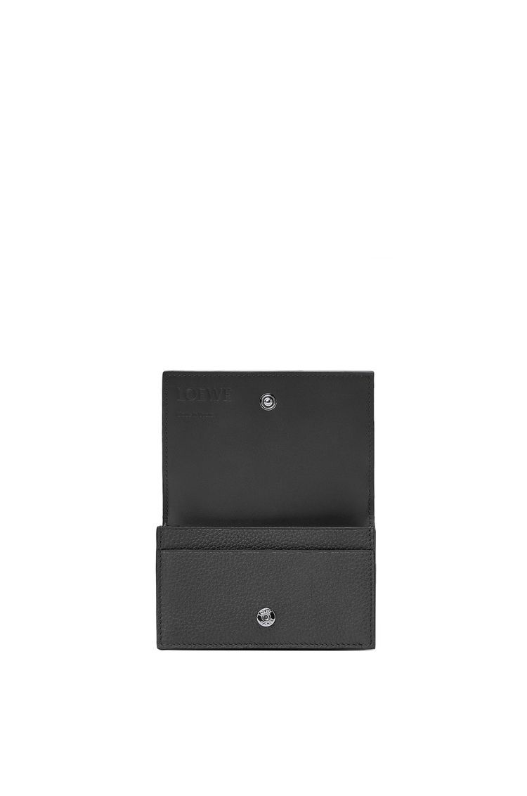 Business cardholder in soft grained calfskin