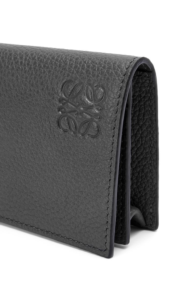 Business cardholder in soft grained calfskin