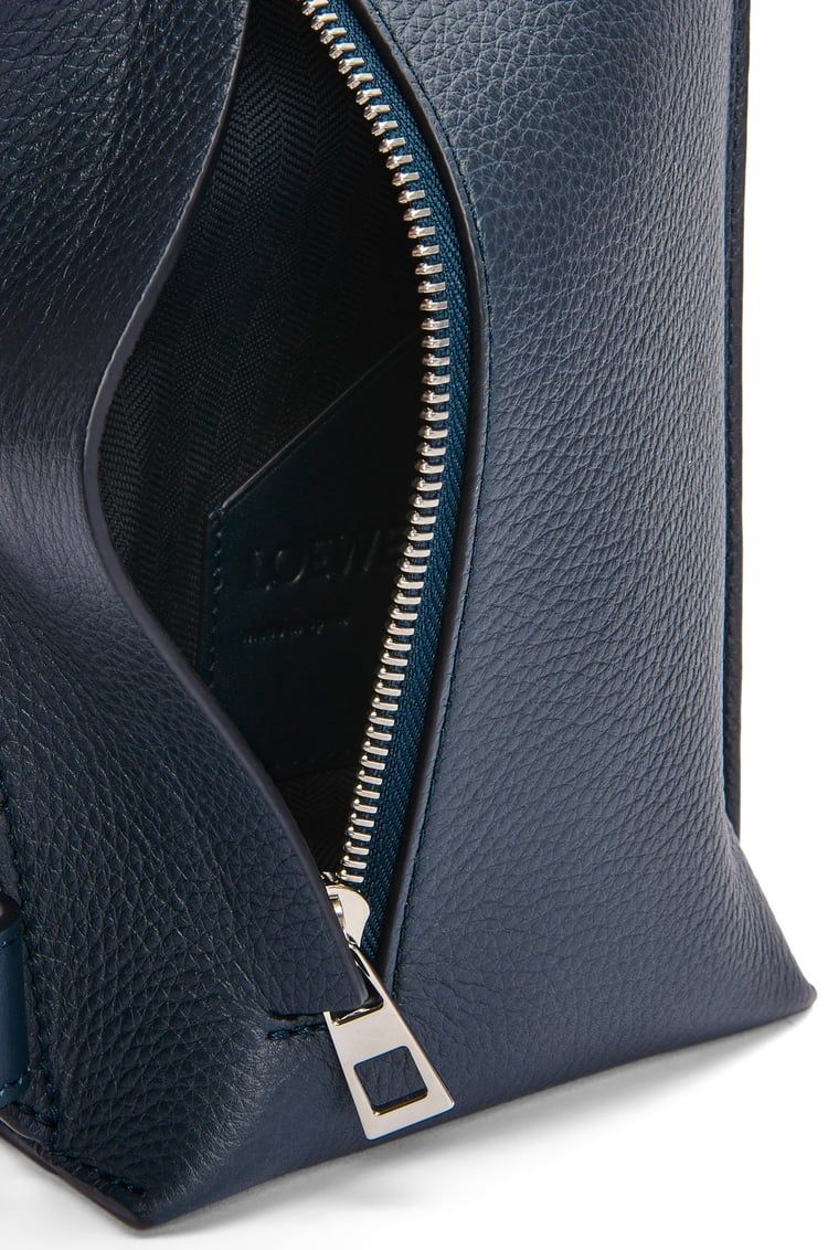 Vertical T Pocket in soft grained calfskin