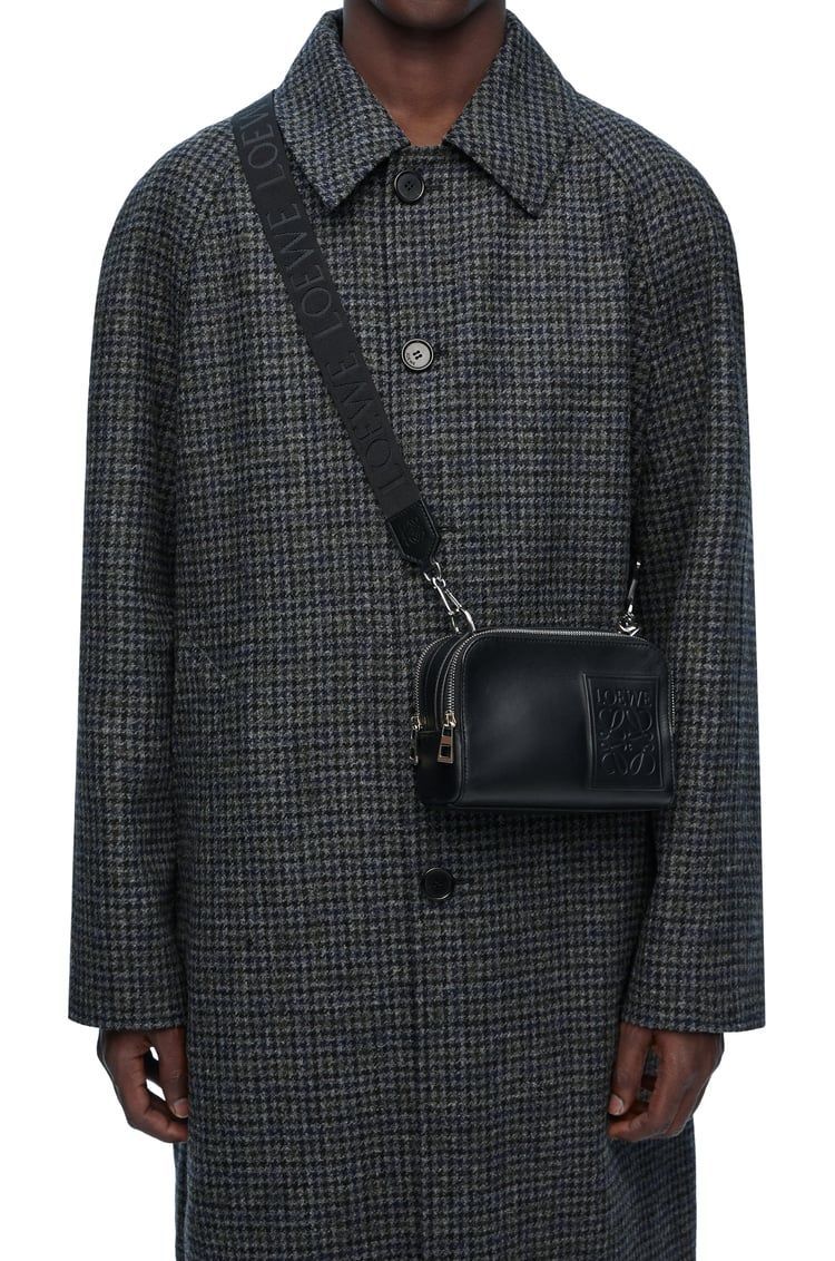 Mini Camera Crossbody bag in soft grained calfskin