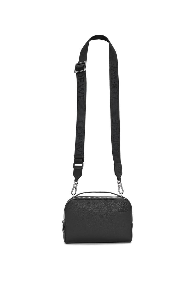 Mini Camera Crossbody bag in soft grained calfskin