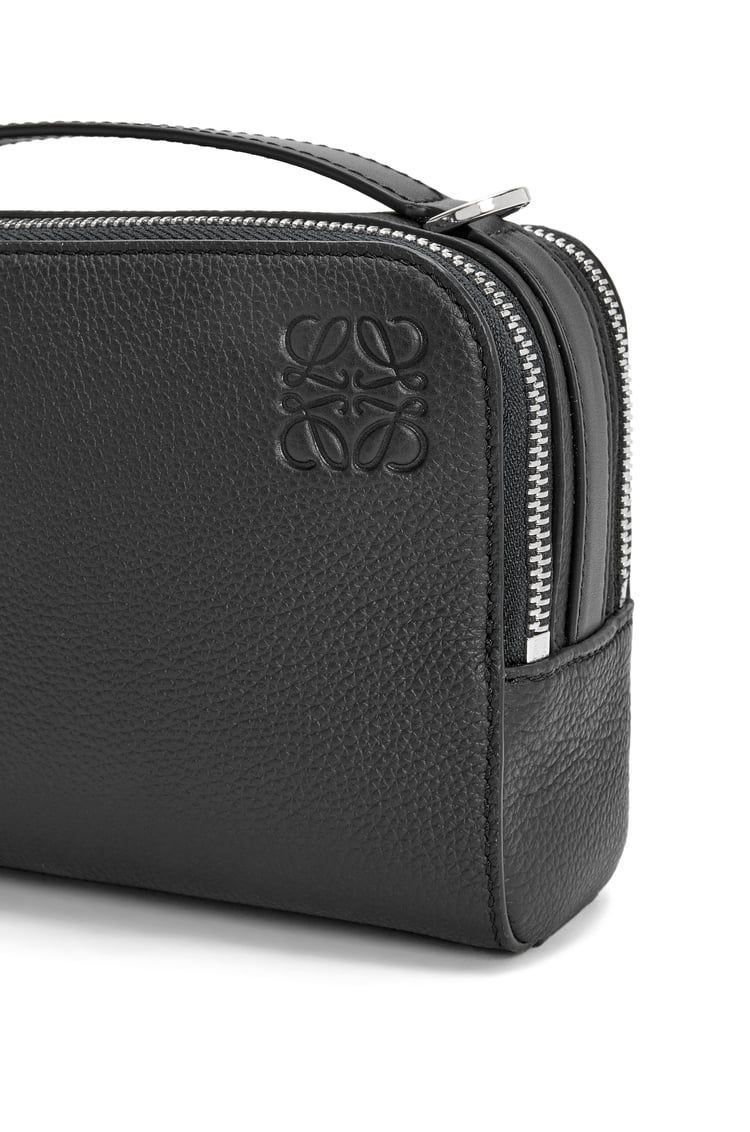 Mini Camera Crossbody bag in soft grained calfskin