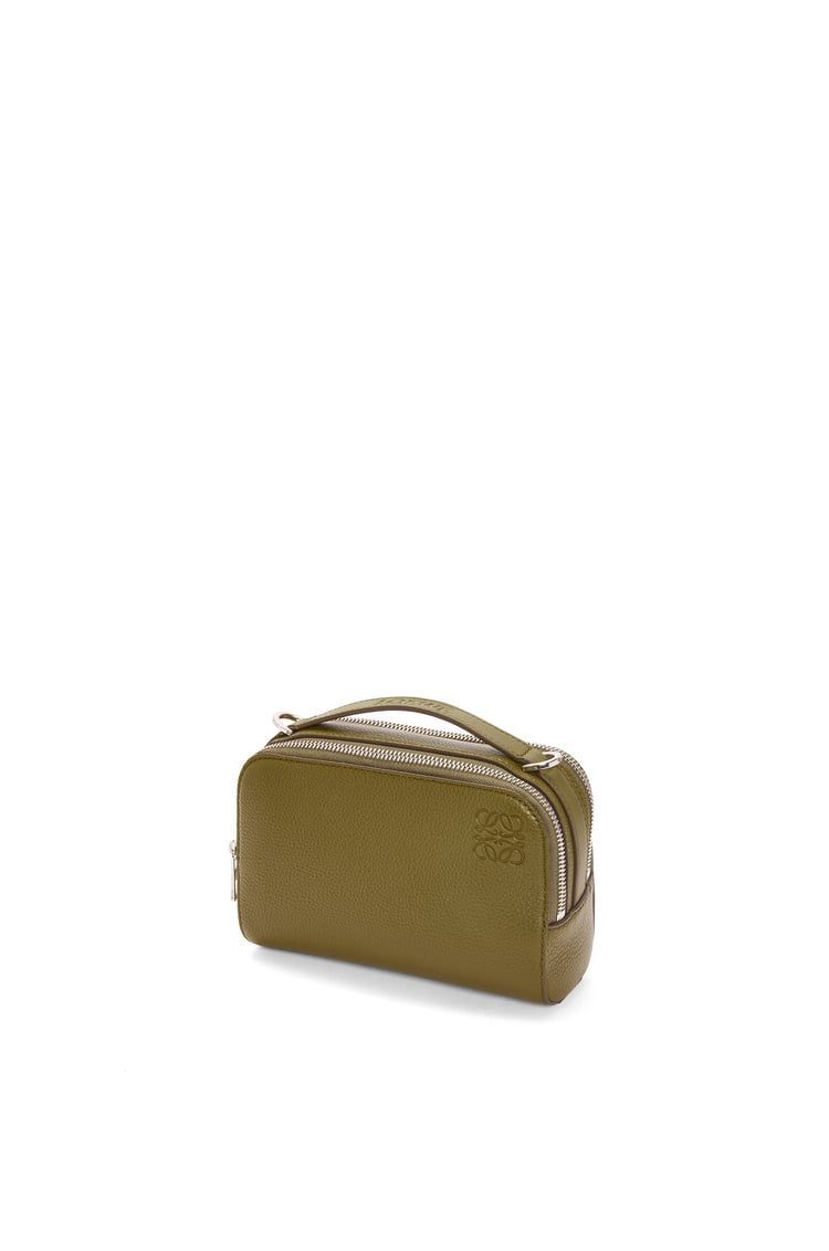 Mini Camera Crossbody bag in soft grained calfskin