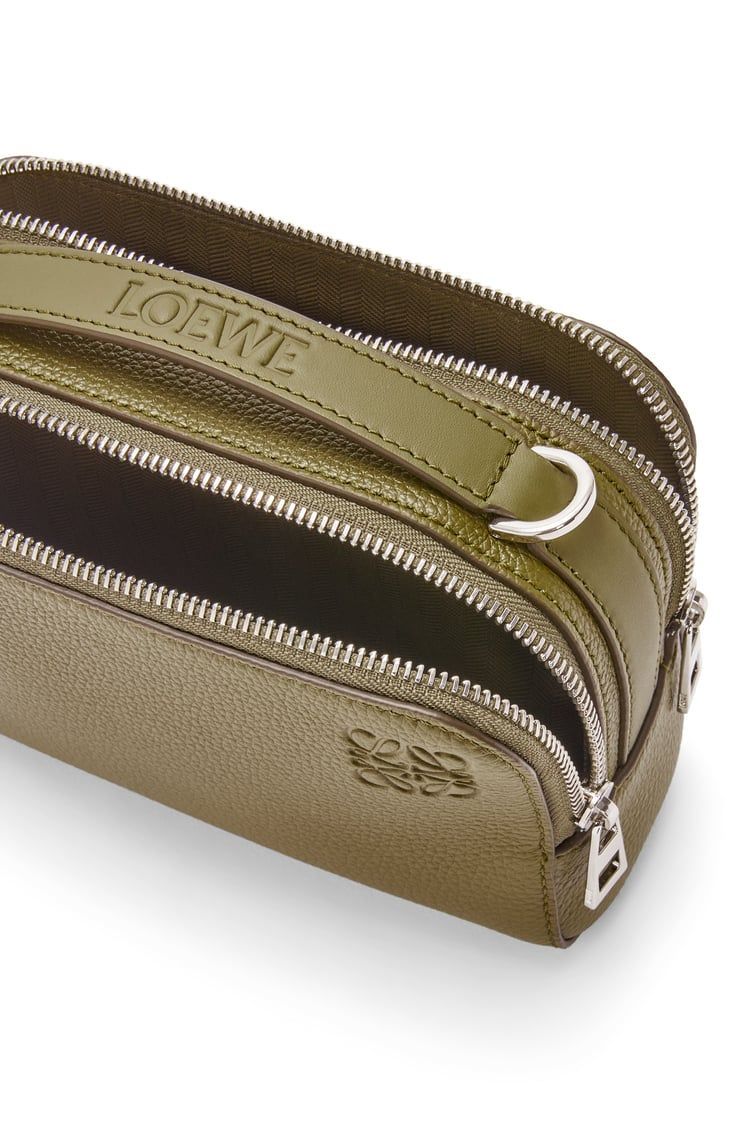 Mini Camera Crossbody bag in soft grained calfskin