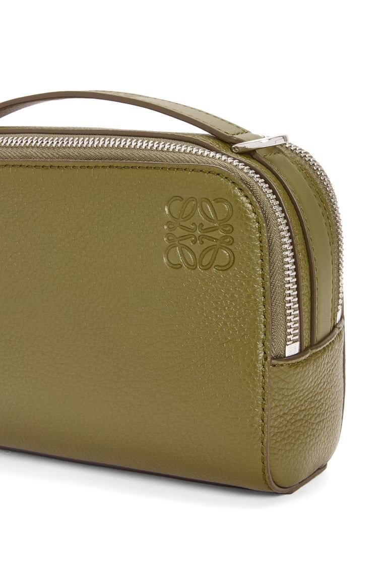 Mini Camera Crossbody bag in soft grained calfskin
