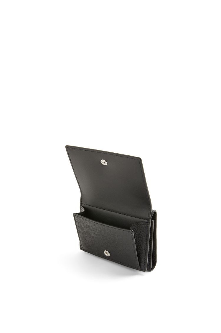 Trifold wallet in soft grained calfskin