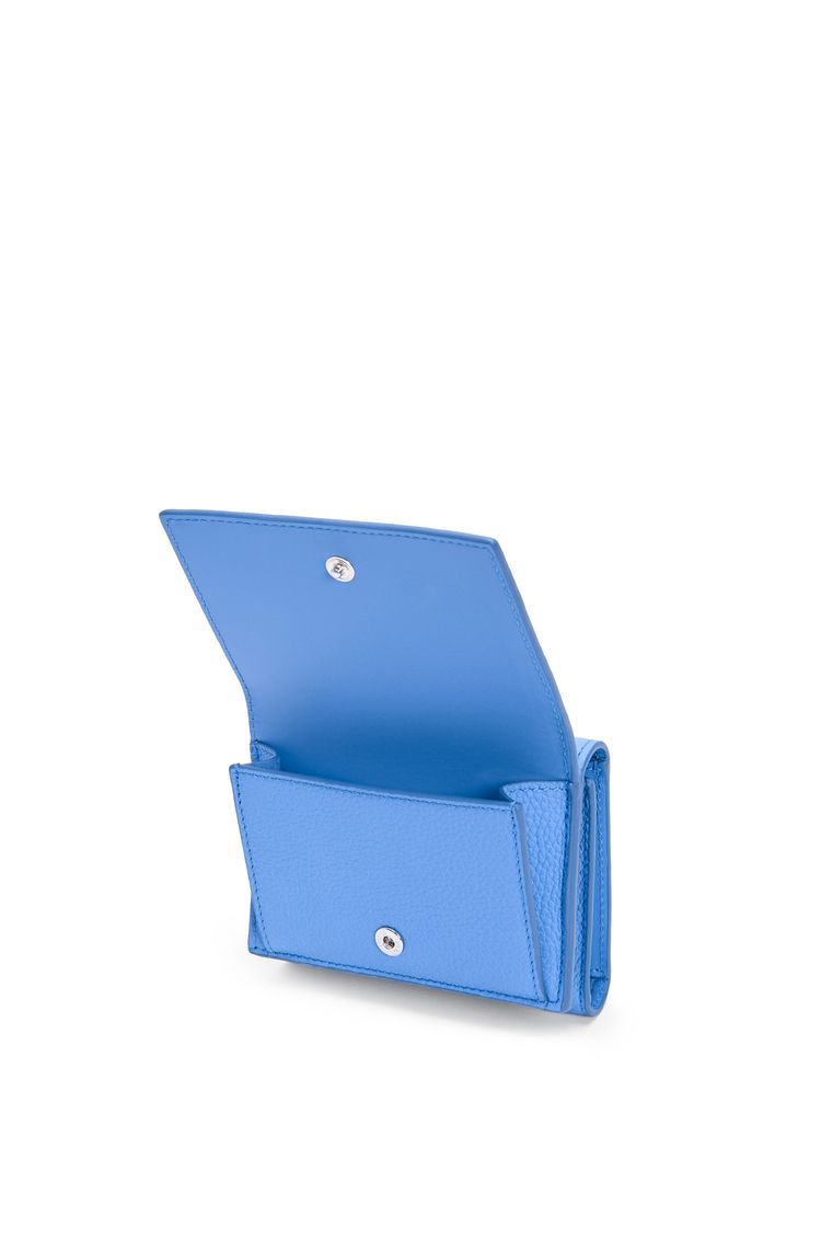 Trifold wallet in soft grained calfskin