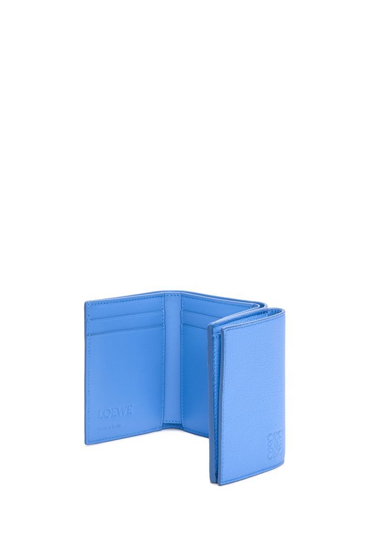 Trifold wallet in soft grained calfskin