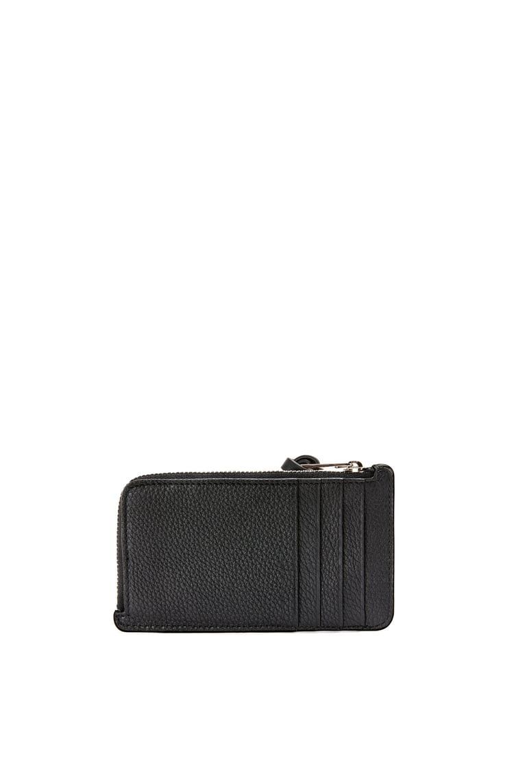 Coin cardholder in soft grained calfskin