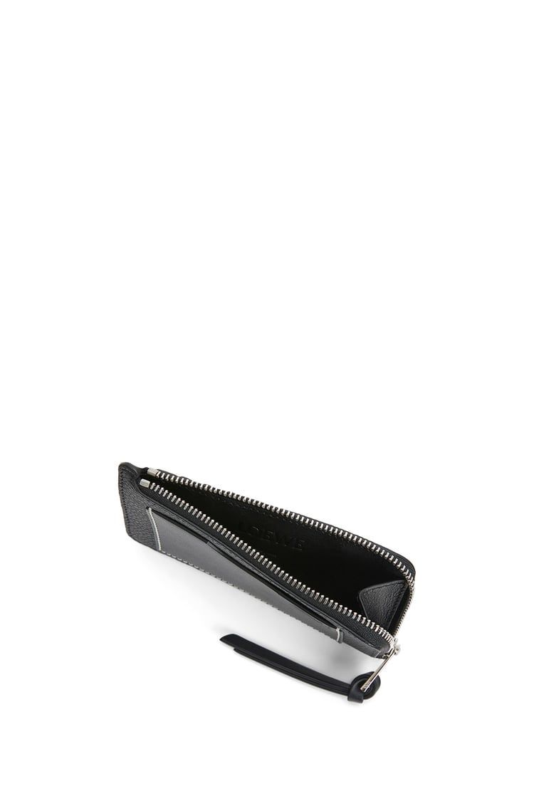 Coin cardholder in soft grained calfskin